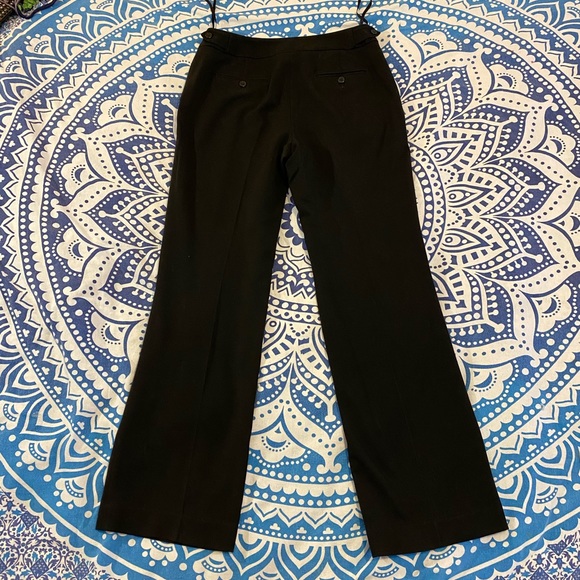 💙👖BEAUTIFUL BLACK ANNE KLEIN DRESS PANTS👖💙6 5/6 28 EUC 4 POCKET TROUSERS - Picture 2 of 16